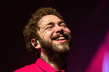 Post Malone performs onstage during his "Runaway" Tour at the Frank Erwin Center