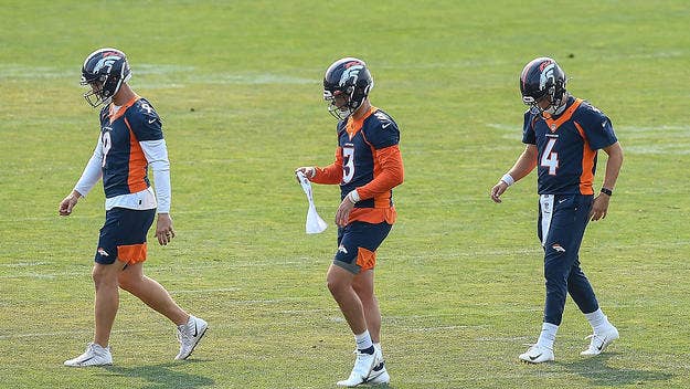 Denver's depth chart could receive a boost (in the form of adding an actual quarterback) after the team's signal callers recorded negative COVID tests Monday.