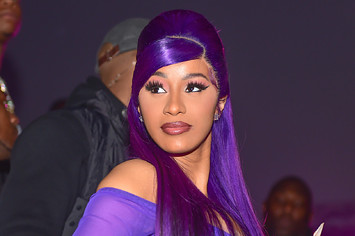 Cardi B attends The Big Game Weekend at The Dome Miami