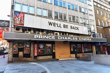 The Prince Charles cinema in London during the Coronavirus Lockdown