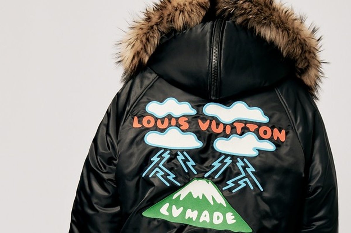 Louis Vuitton Made to Order Patchworked Oversized Hooded Blouson Multico. Size 60
