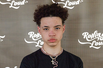 Lil Mosey poses for a portrait during day two of Rolling Loud