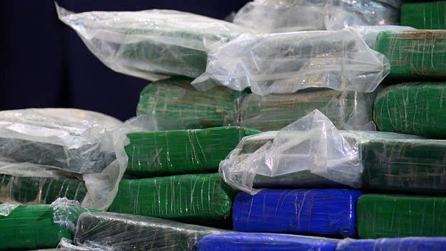 Two 18-year-olds were arrested at the Mexico border after authorities discovered packages of cocaine, heroin, and methamphetamine in their posession.