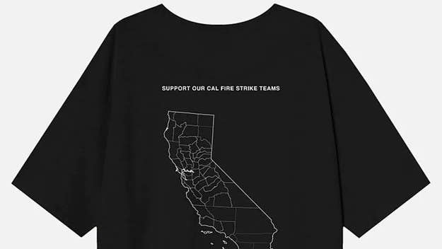 The new line of John Elliott t-shirts is being released in support of those on the ground fighting the devastating fires on the West Coast.