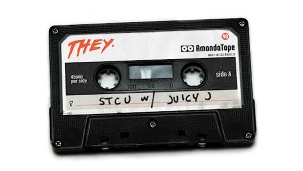 R&B duo THEY. has cast its bucket into Three 6 Mafia's timeless well of iconic sonics to create their latest single, "STCU" featuring Juicy J.