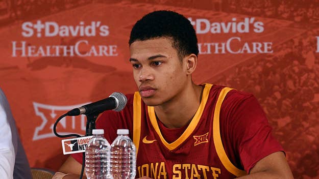 Rasir Bolton of Iowa State said he transferred from Penn State last year over a remark made by head coach Patrick Chambers about a noose around his neck.