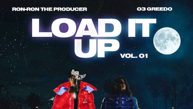 Prison can't stop 03 Greedo from feeding the streets as the Grape Street general returns with his new project 'Load It Up Vol. 01' with Ron-Rontheproducer. 