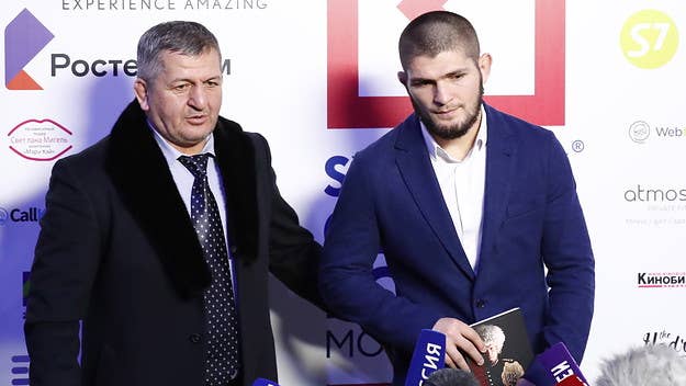 Khabib Nurmagomedov's father, who has been by his side at countless UFC events throughout the years, has died following complications from the coronavirus.