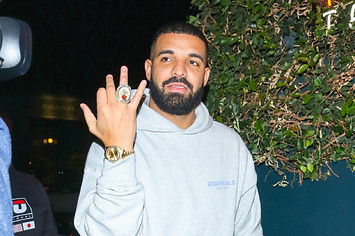 Drake is seen on October 23, 2019 in Los Angeles, California.