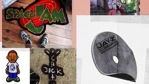 From Sean Brown’s CD rugs to LoCarpet Craft’s door mats, here are six creators making home accessories inspired by streetwear, music & more.