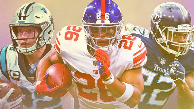 Ranking the top 10 NFL running backs (RBs) of the 2019-2020 football season, including Saquon Barkley, Leveon Bell, Derrick Henry & more. 