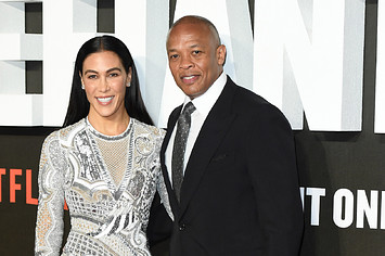 Dr. Dre and wife Nicole Young attend 'The Defiant Ones' special screening