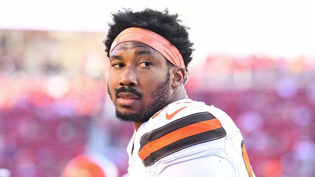 Myles Garrett shared screenshots of racist DMs he's received on Instagram and included the handles of the people who sent them.