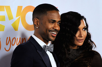 Hip hop artist Big Sean (L) and actress Naya Rivera