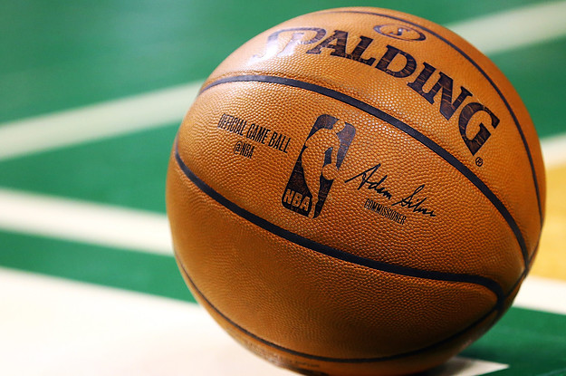 NBA players participating in a game, emphasizing the league's stance on gambling