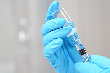 Stock image of a coronavirus vaccine.