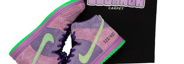 Sb dunk high deals 420 reverse skunk raffle