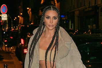 Kim Kardashian West is seen on March 02, 2020 in Paris, France