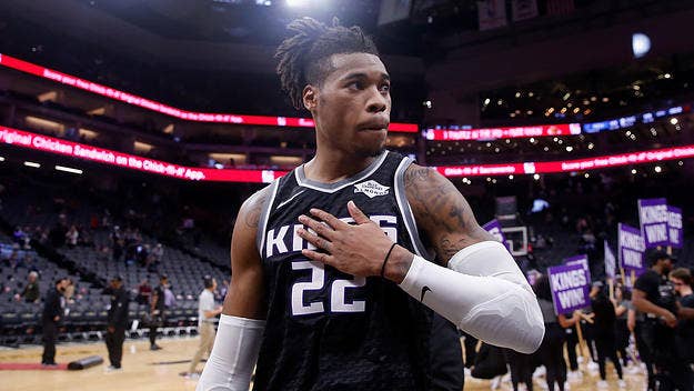 The Kings' Richaun Holmes reportedly has to quarantine in his room for eight more days after leaving the NBA's Disney bubble to pick-up food.