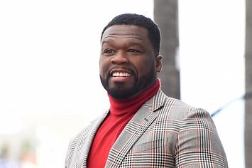 50 Cent attends the 50 Cent Walk Of Fame Ceremony