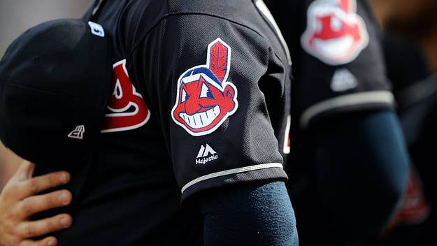 The Indians retired the use of its racist Chief Wahoo logo back in 2019. 
