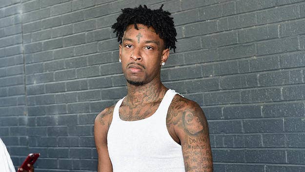 For 21 Savage's fifth annual Issa Back 2 School Drive, he provided free laptops, school supplies, financial literacy toolkits, and face masks to students.
