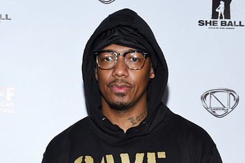 Director Nick Cannon arrives at the 28th Annual Pan African Film Festival