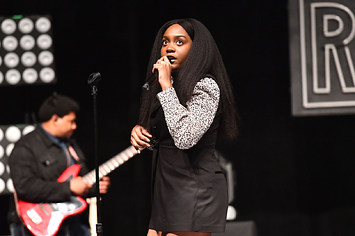 Singer Noname performs onstage during the 'Room 25' tour