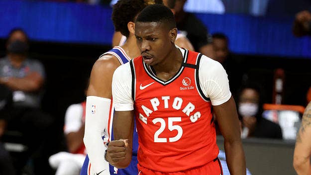Since bulking up during quarantine, the Canadian player has been making a big impact for the Raptors in the NBA bubble.