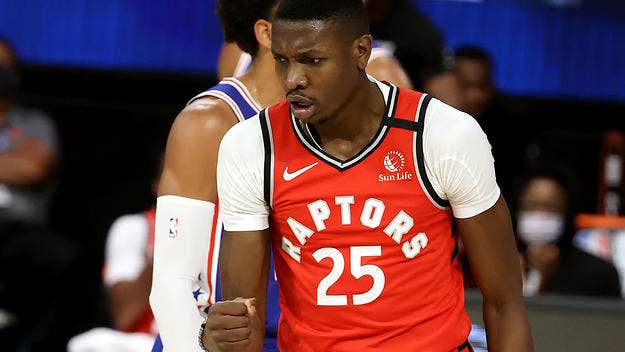 Since bulking up during quarantine, the Canadian player has been making a big impact for the Raptors in the NBA bubble.