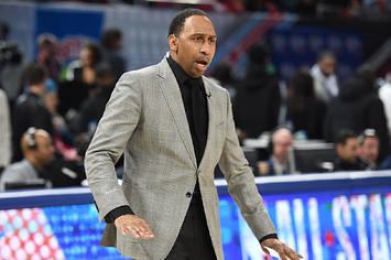 Stephen A. Smith coaches the celebrity All Star Game.