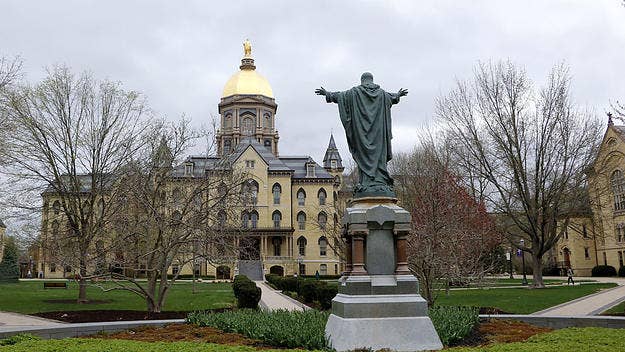Due to a COVID-19 spread, Notre Dame is going with remote-learning only for two weeks and, if things don't get better, they may send students home again.