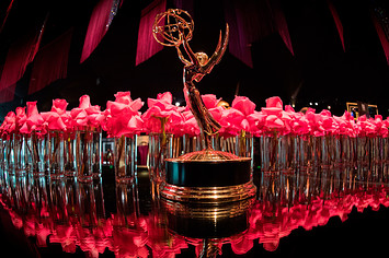 An Emmy statue at the 71st Emmy Awards Governors Ball press preview
