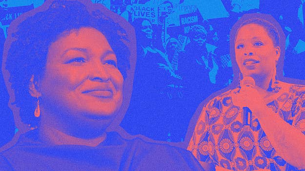 The 2020 vice presidential hopeful Stacey Abrams speaks with Black Lives Matter co-founder Patrisse Cullors about protecting voters and fighting Trump's lies.