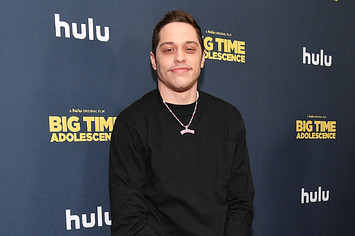Pete Davidson attends the premiere of "Big Time Adolescence"