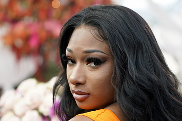 Megan Thee Stallion attends 2020 Roc Nation THE BRUNCH