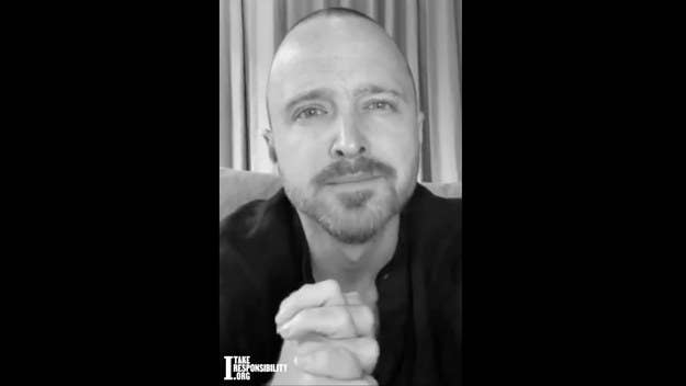 The NAACP partnered with celebrities like Aaron Paul and Sarah Paulson to deliver a black-and-white "I Take Responsibility" PSA on racial injustice.