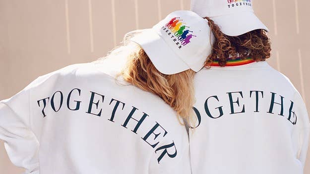 Per the brand’s chief innovation officer, the collection is a way to celebrate Pride by standing together for a “message of solidarity” to the world.
