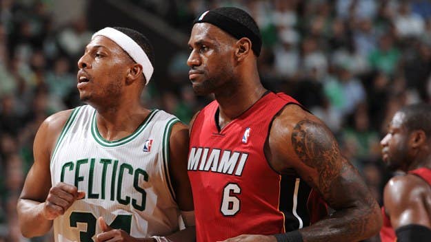 On Tuesday's 'NBA Countdown,' Paul Pierce made his case (let us stress that) for why he doesn't have LeBron James in his top five all-time players.