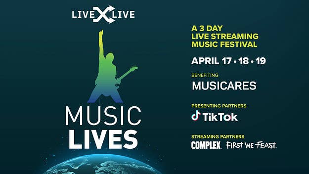 Complex and First We Feast have partnered with LiveXLive to bring viewers Music Lives, which will feature musical performances from dozens of artists.
