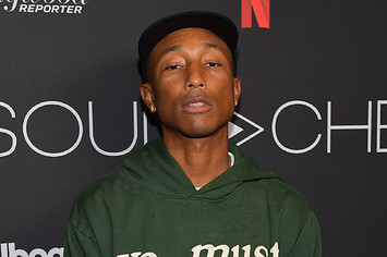 Pharrell Williams attends Soundcheck: A Netflix Film and Series Music Showcase