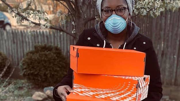 How are nurses getting new sneakers during the novel coronavirus pandemic? Ajon Crump is donating pairs via #NikesForNurses.