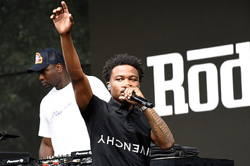 Roddy Ricch performs at Made in America   Day 1.