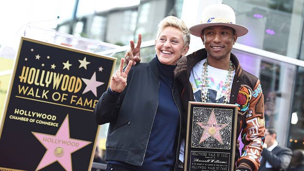 Pharrell has joined forces with Ellen DeGeneres, Van Jones, and Kenya Barris to back a campaign that seeks to make Juneteenth a national holiday.