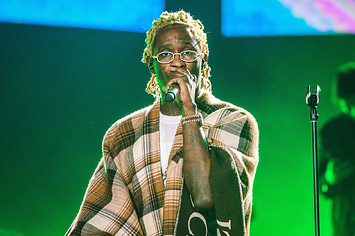 Young Thug performs during Day 1 of Redfestdxb 2020