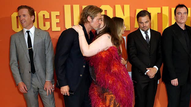 The 2019 'Once Upon a Time in Hollywood' red carpet photo caused a lot of chatter last summer.