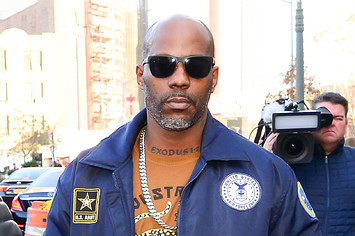 Rapper DMX arrived at United States Court House