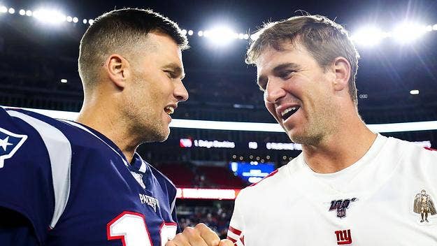 Tom Brady helped welcome Eli Manning to Twitter with a hilarious back-and-forth about Manning's history of "late arrivals," and fans loved every bit of it.