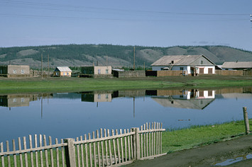 Rural scene in Verkhoyansk, USSR.
