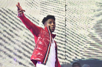 Rapper NBA YoungBoy performs onstage during Lil Baby & Friends concert